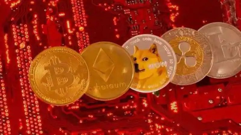 Major cryptocurrencies including Bitcoin, Dogecoin, Ether drop polygon value 