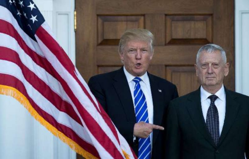 Trump and James Mattis Trump and James Mattis