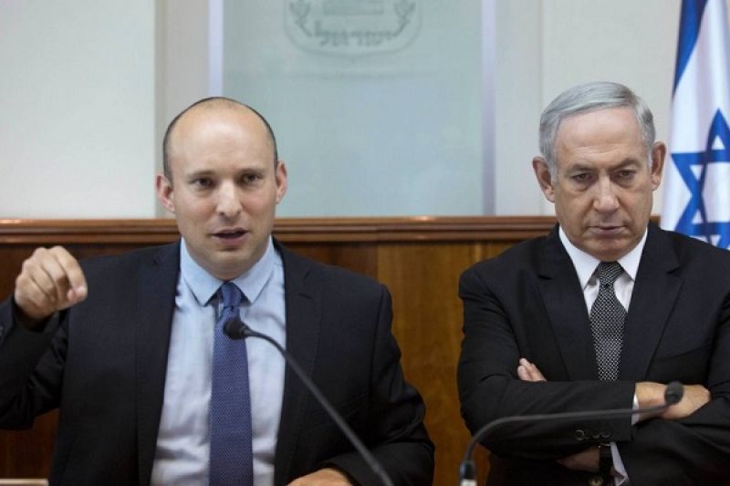 Naftali Bennett and Netanyahu