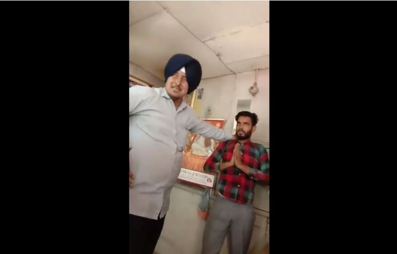 Kharar Traffic Police's Action, Fighting with youngman