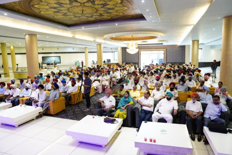 Ex-servicemen  meeting at Ayali Chowk