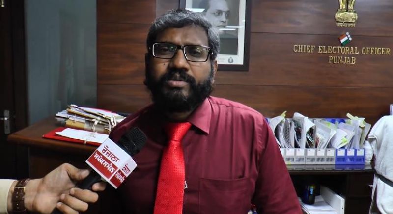 Punjab Chief Electoral Officer Dr S Karuna Raju