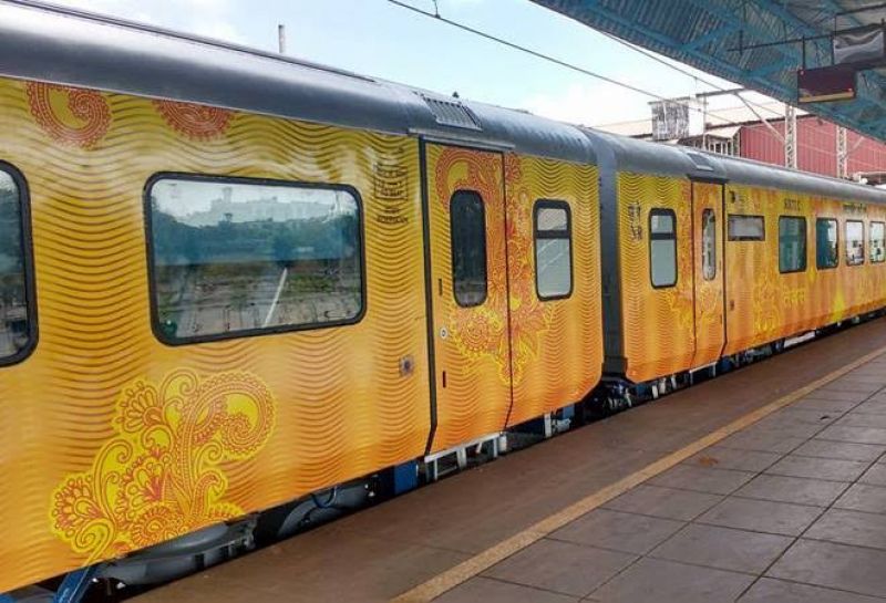 india s first private train will run from lucknow to delhi 