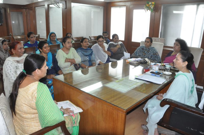 Social Security Minister meets representatives of various Anganwadi Workers Unions’