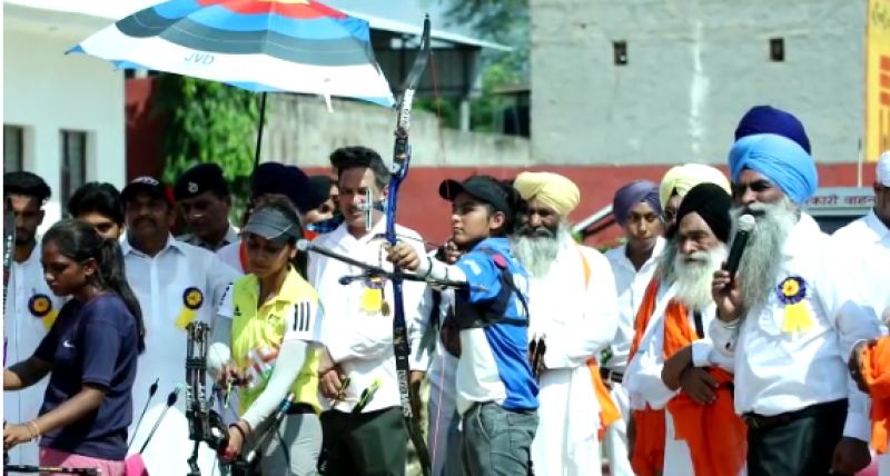 DC honors gold medalist in archery in Poland