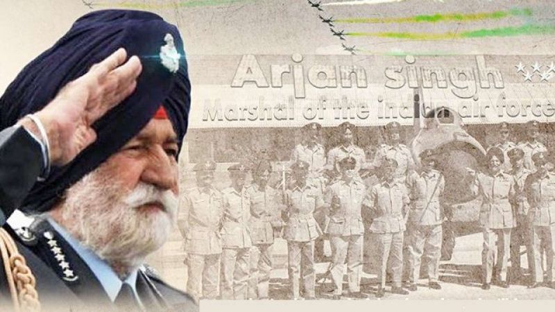Marshal of the Indian Air Force Arjan Singh