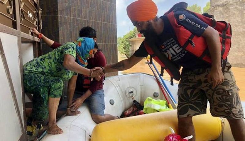 Punjab flood khalsa aid