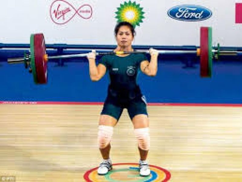 CWG 2018 gold win sanjita 