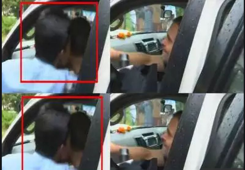 Rahul Gandhi fan took kiss in Wayanad video viral