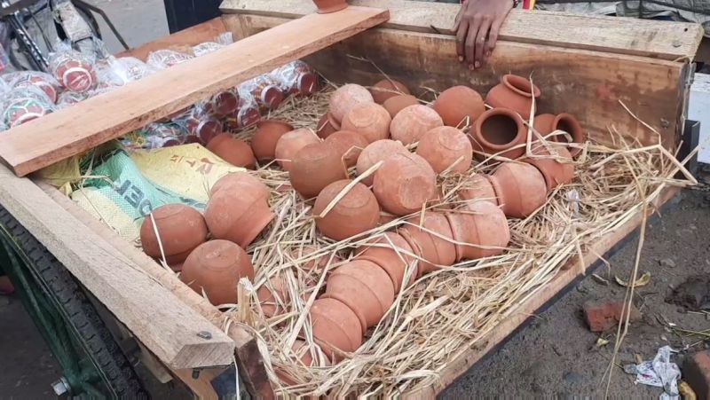 People are buying China Made lamps instead of buying clay lamps