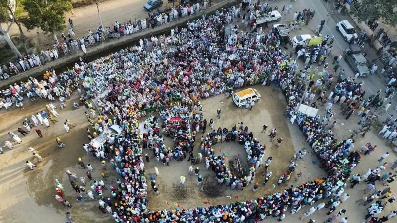 Farmer Shubhkaran Singh’s body cremated Farmer Shubhkaran Singh’s body cremated