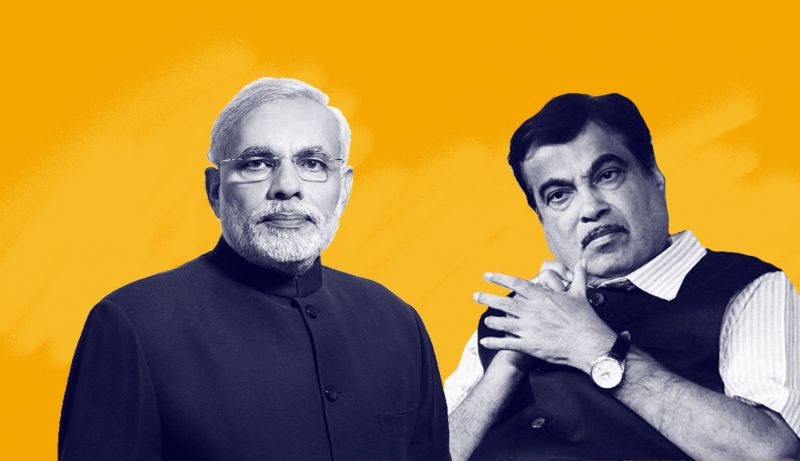 Nitin Gadkari And Narendra Modi