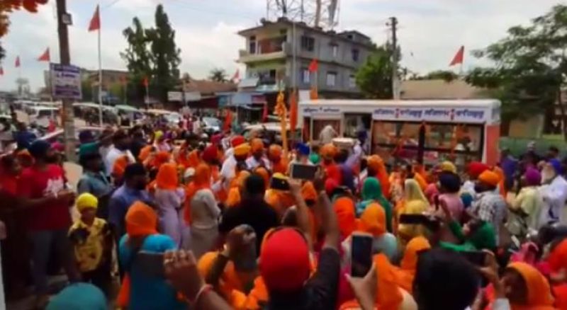International Nagar Kirtan departure from Bareilly