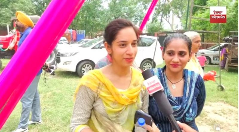 Celebrated teej festival in gurdaspur