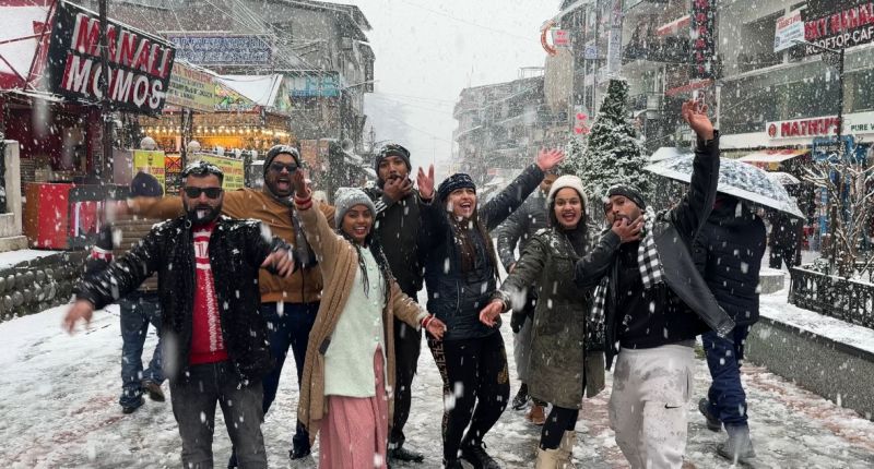 Heavy snowfall in Himachal Pradesh