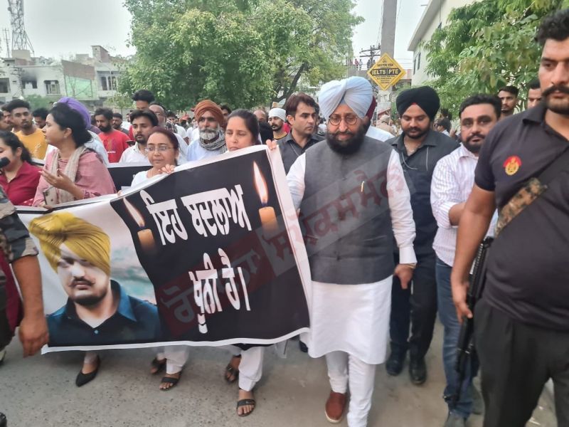 Punjab Congress Candle March Punjab Congress Candle March