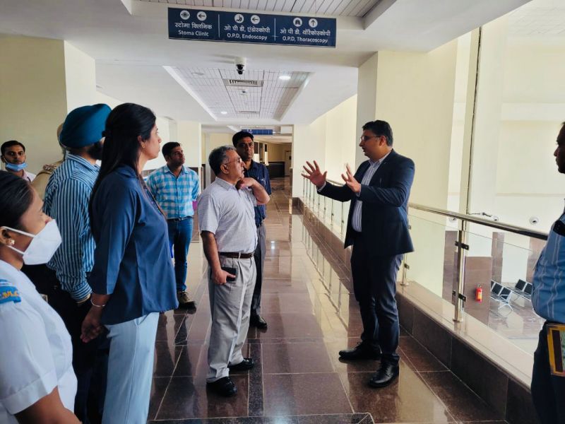  Review of the functioning of Homi Bhabha Cancer Hospital and Research Center by the Chief Secretary