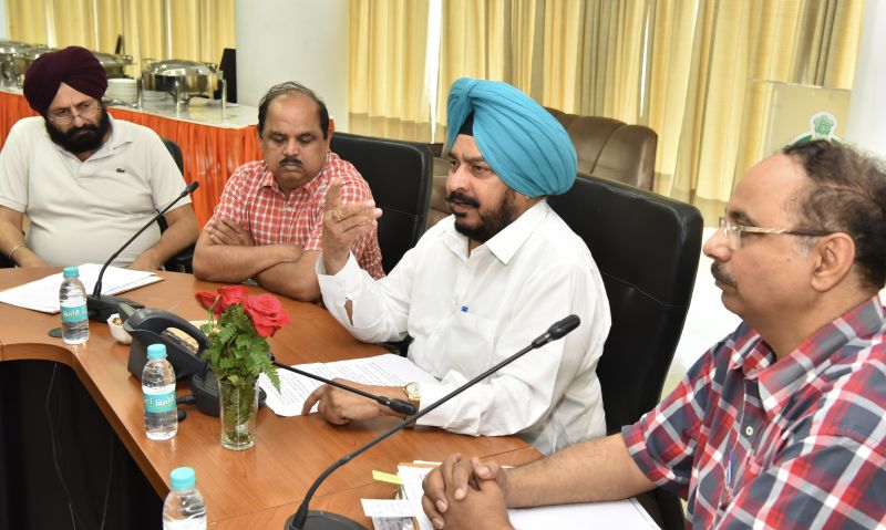 Review meeting of senior officers and DFOs of department