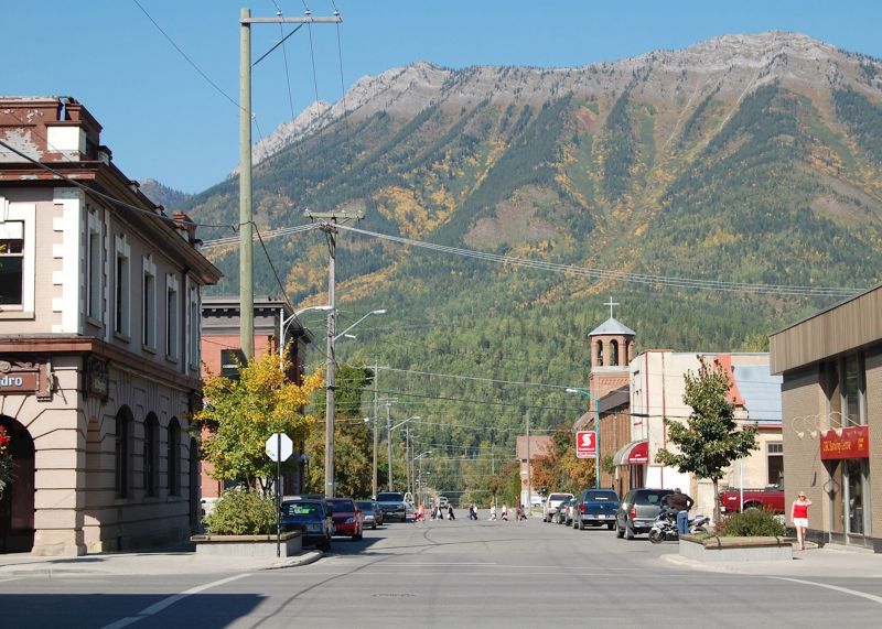 Fernie City in Canada