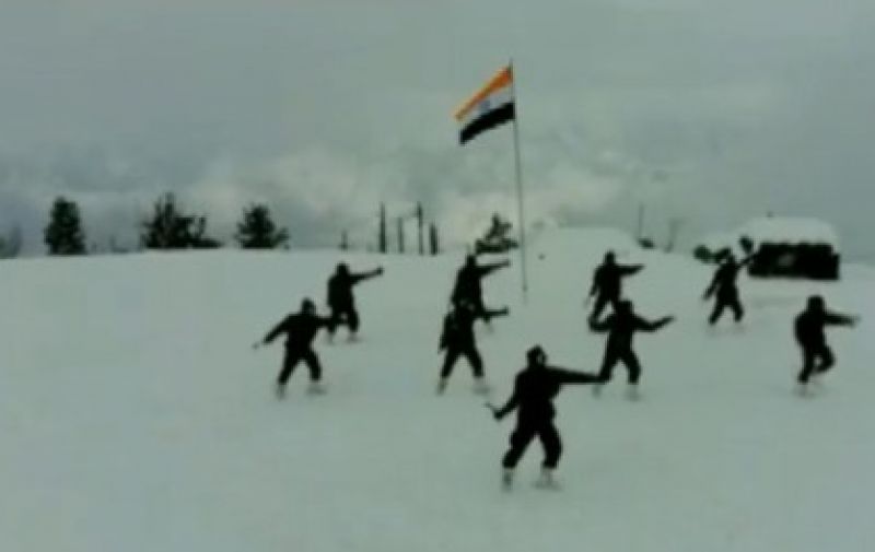 Video of jawans dancing 'Khukuri' during heavy snowfall goes viral