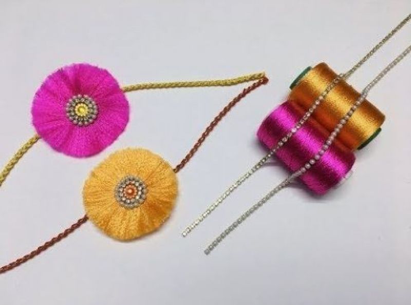 Homemade Rakhi Homemade Rakhi