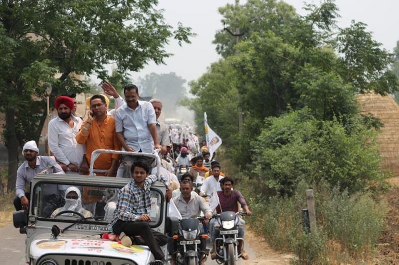 Arvind Kejriwal during rally-2