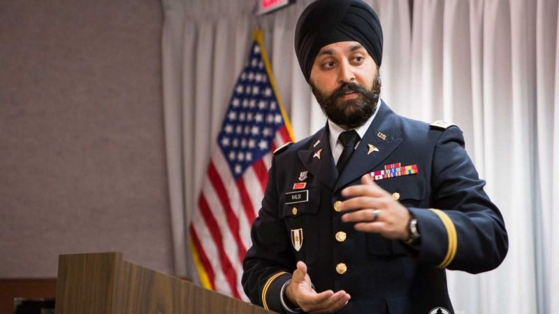  Lt. Col. Kamal Kalsi, president of Sikh American Veterans Alliance