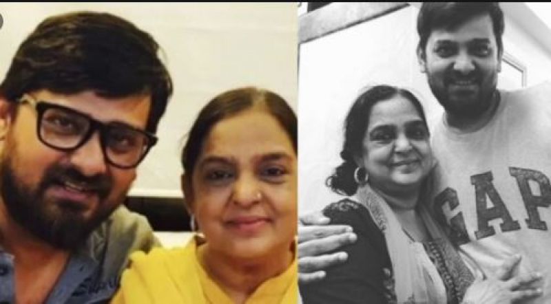 Sajid wajid with Mother