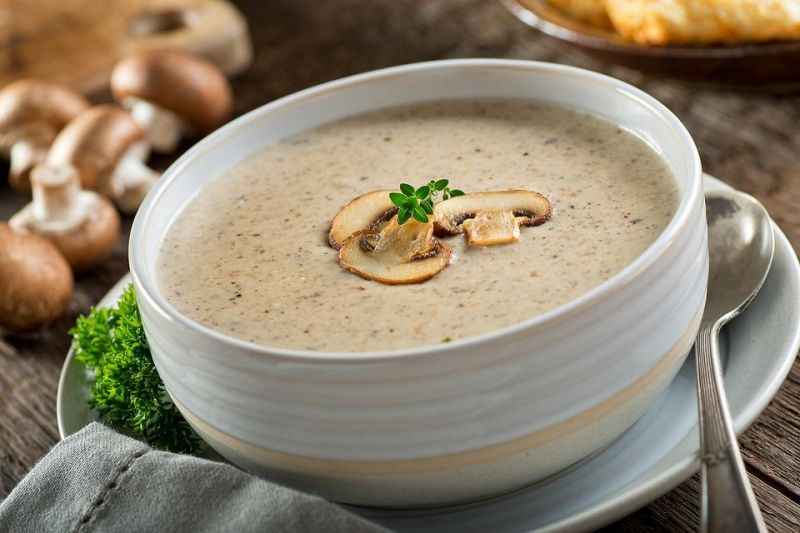 creamy mushroom soup