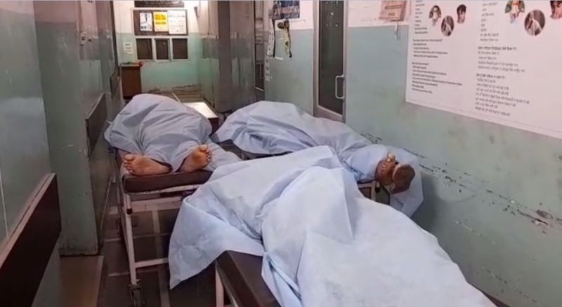 Car fell into a canal