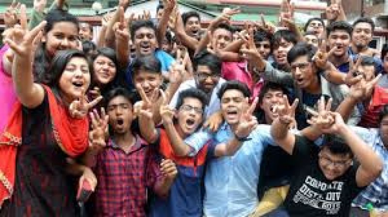 neet result out girls student happy