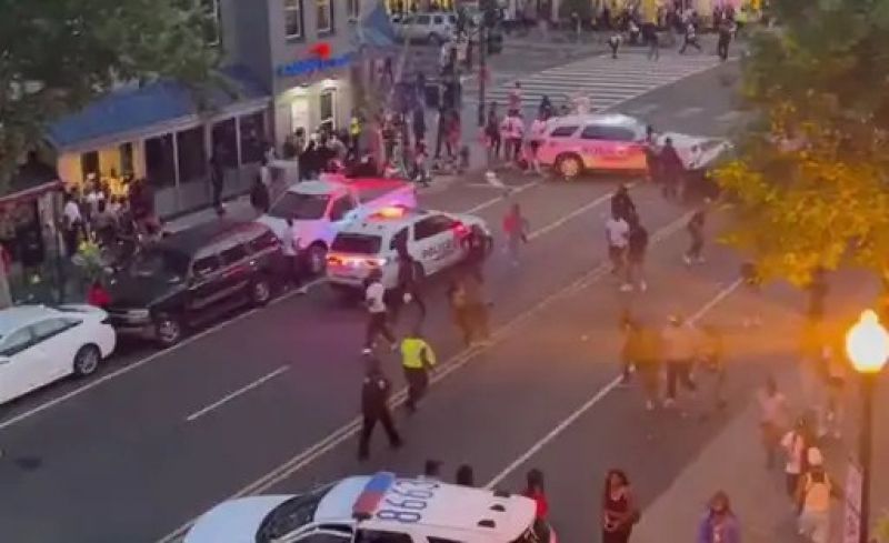 firing near White House building