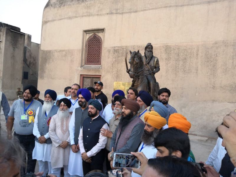 Maharaja Ranjeet Singh statue unveiling at Lahore Fort