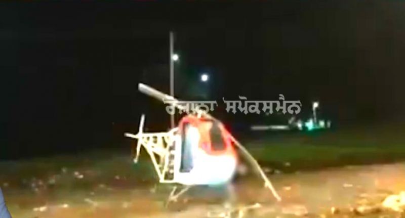 Young man making indigenous helicopter