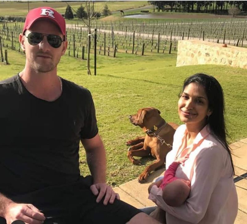 Shaun Tait with family