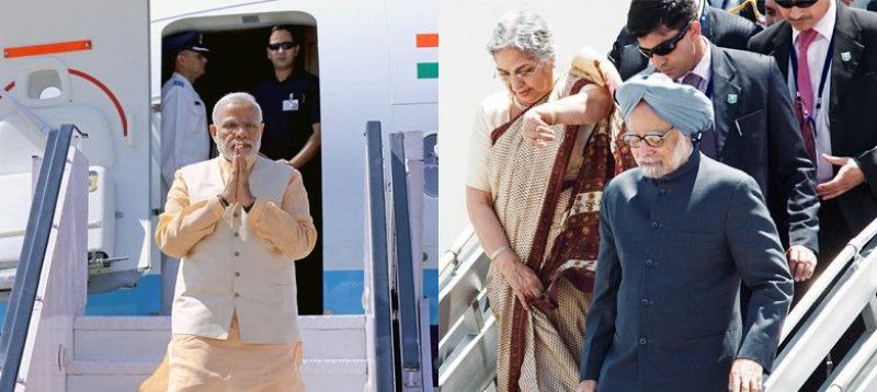 Foreign trips of Former and present PM