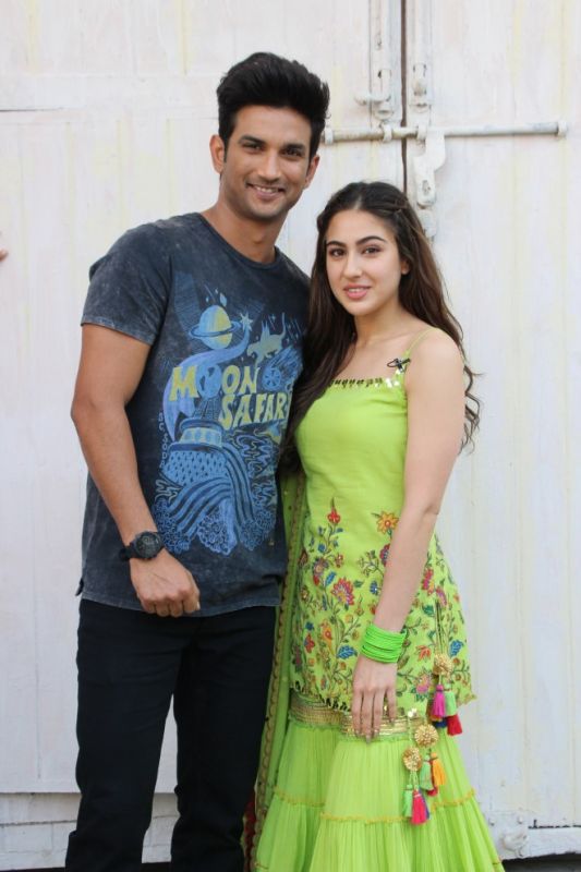 Sushant Singh Rajput and Sara Ali Khan