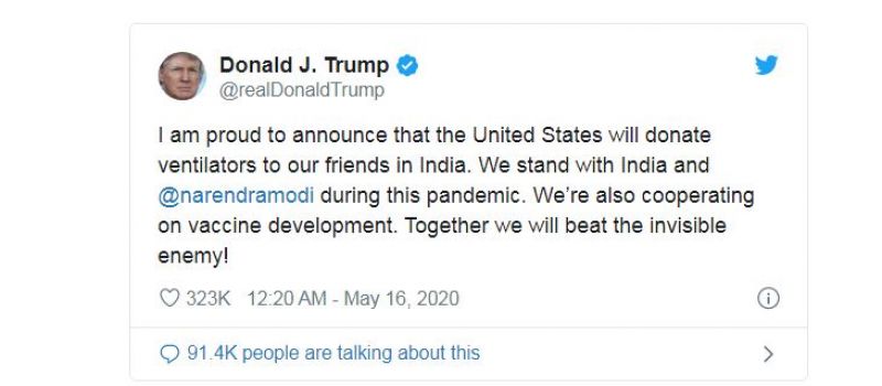 Donald Trump Tweet