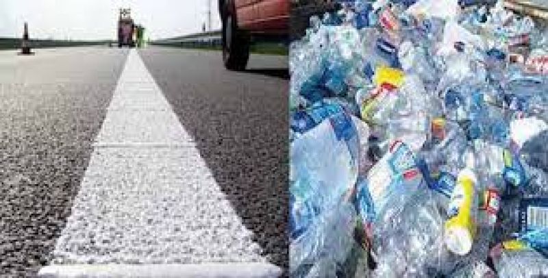 plastic waste road in Punjab