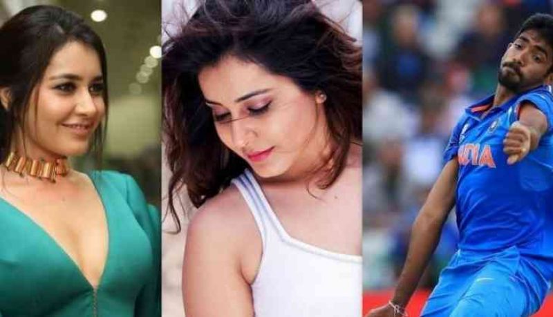 jasprit bumrah and raashi khanna  jasprit bumrah and raashi khanna