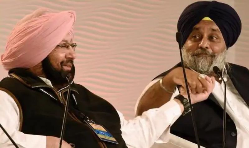 Captain Amarinder Singh, Sukhbir Badal 