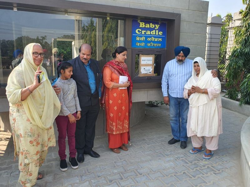Pargat Singh spent time with helpless children of Unique Home