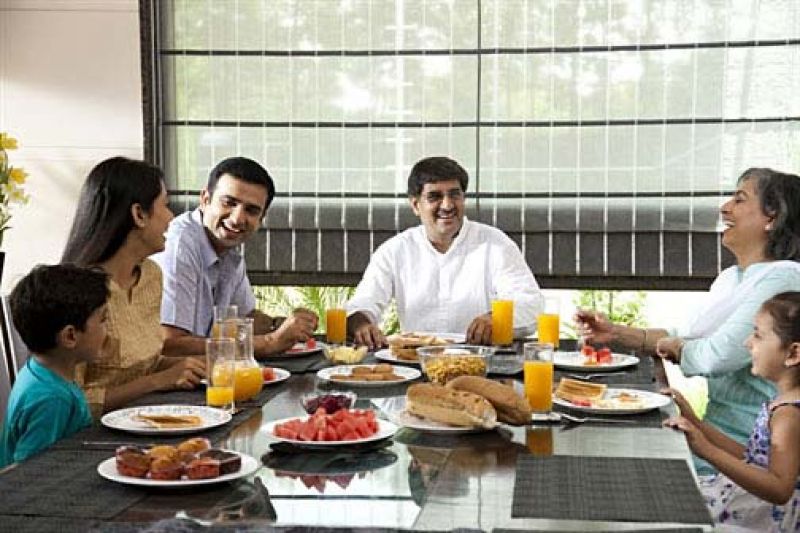 meal time with family