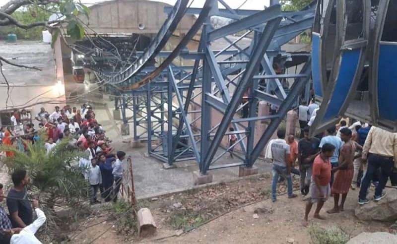 At least 2 dead in Jharkhand cable car accident