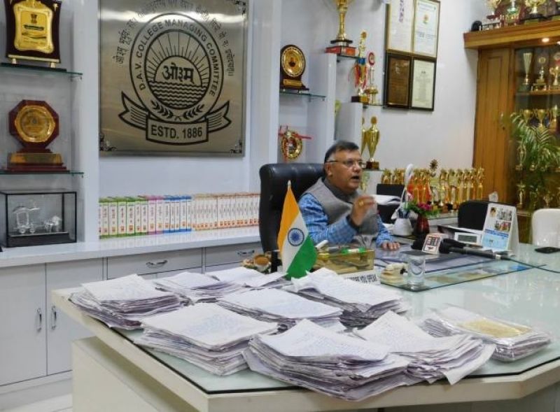 Students of jind school wrote letter to pm modi 