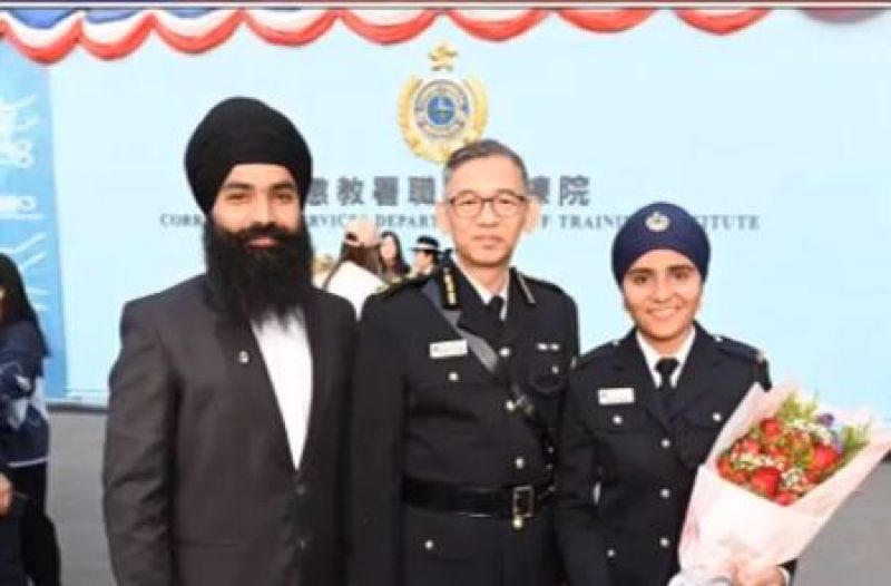 Sukhdeep Kaur Officer in the Hong Kong Jail Department