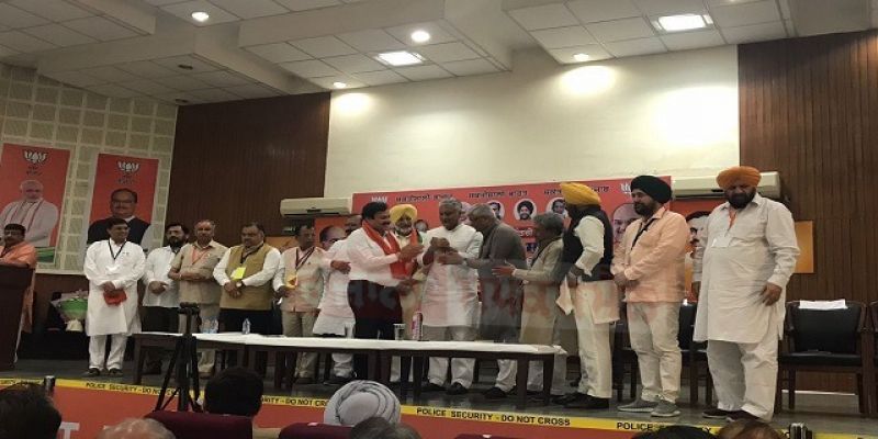 Former Punjab Congress ministers and Mla join BJP
