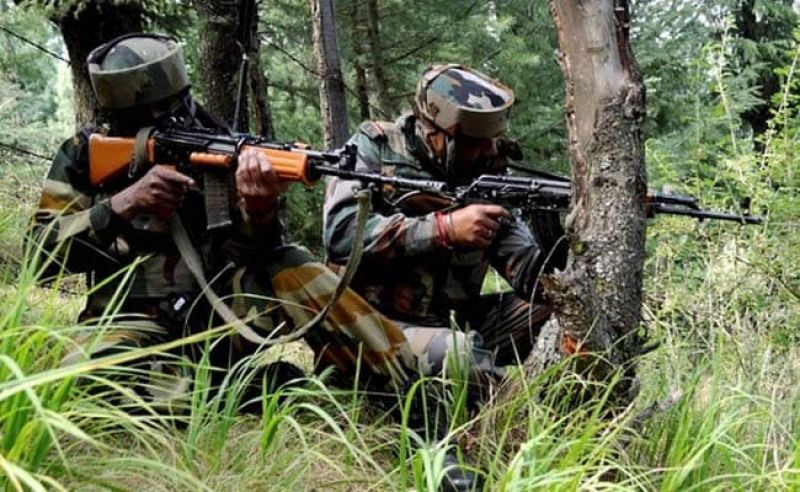 A soldiers martyrs as ceasefire violation by pakistan at punch