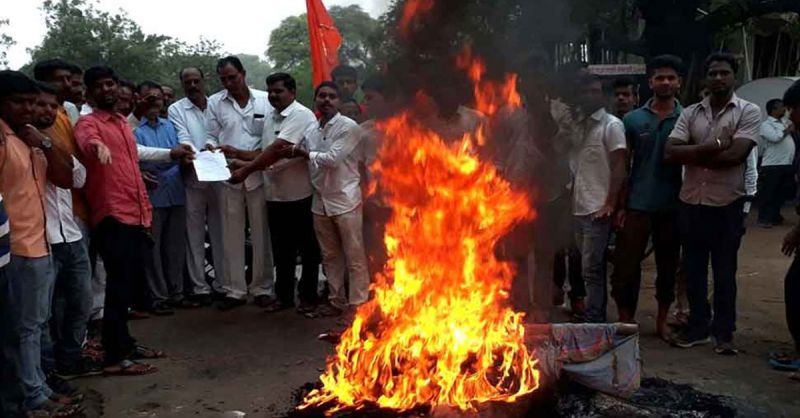Mratha Andolan headed to mumbai