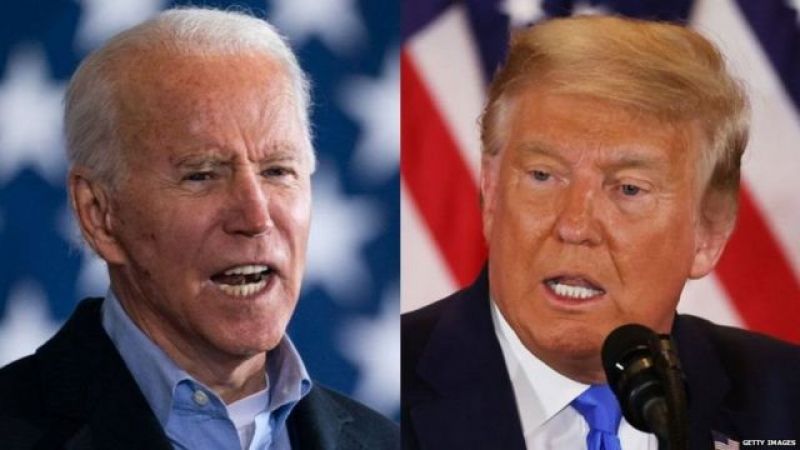 biden and trump